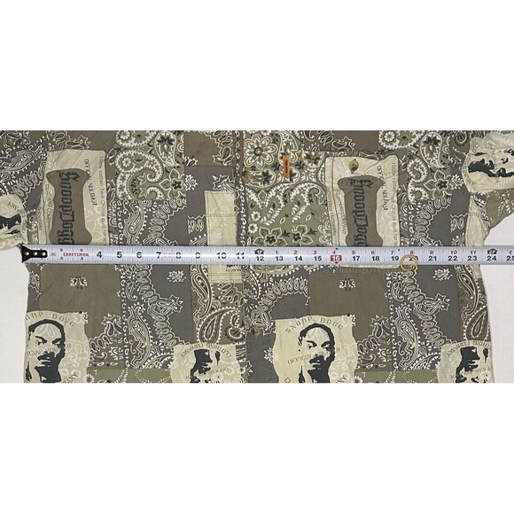 Snoop Dogg Clothing Company Long Sleeve Button Up Shirt Men’s XXL Rap Hip Hop - Picture 7 of 8